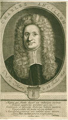 Ancillon, Charles<br>1659-1715<br>Berliner diplomat, copper engraving 