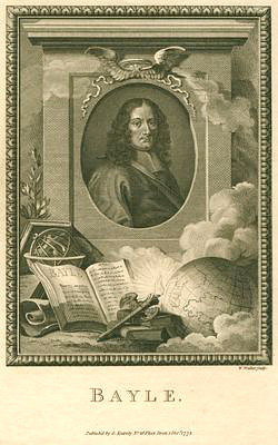 Bayle, Pierre<br>1647-1706<br>Reformed philosopher, copper engraving