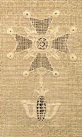 Huguenot Cross - Embroidered cross: Gerlind Römer-Quentin